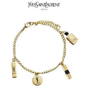 Yves Saint Laurent YSL Gold Tone Charm Bracelet for Women (Authentic)